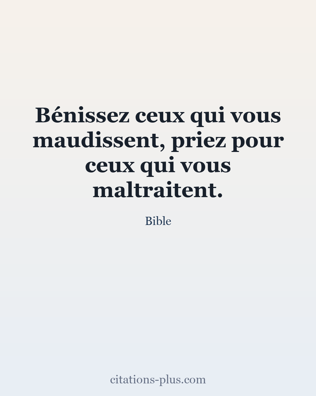 Carte Premium clair — Bible
