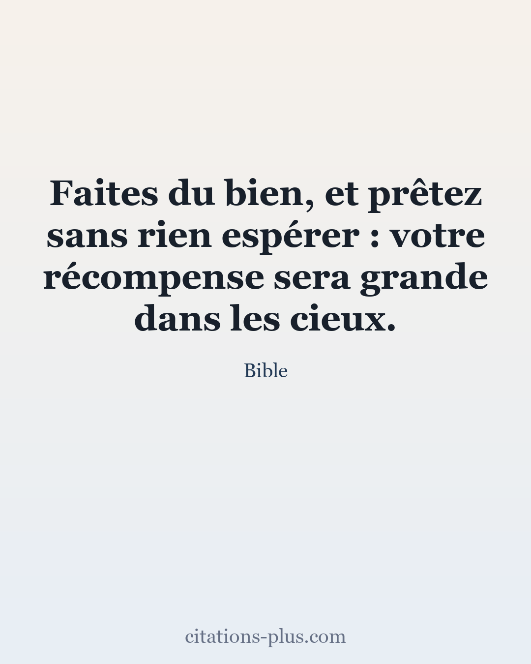 Carte Premium clair — Bible