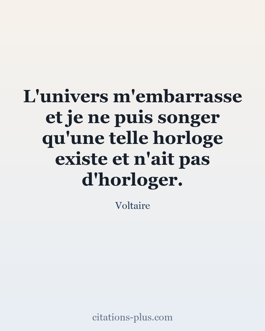 Carte Premium clair — Voltaire