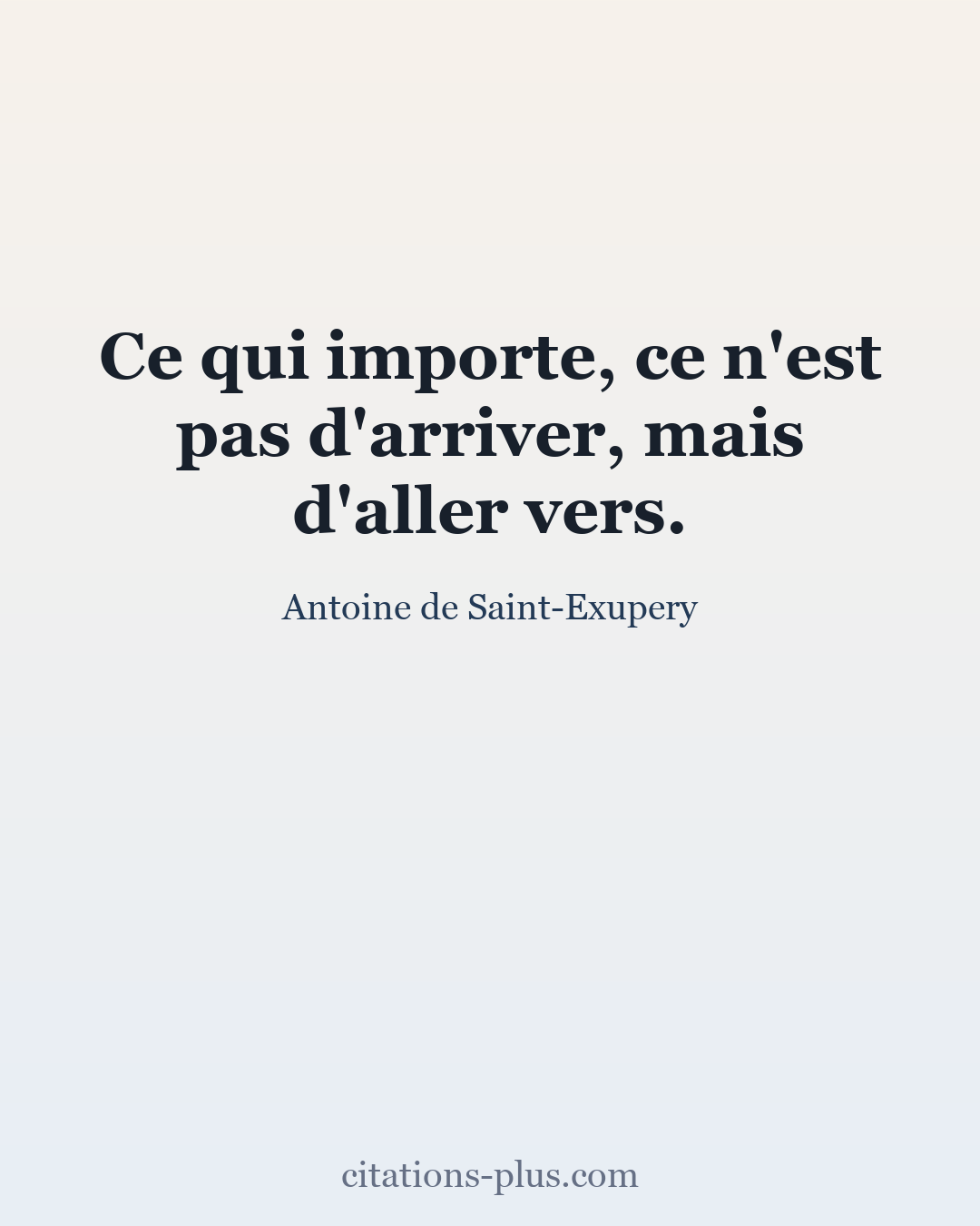 Carte Premium clair — Antoine de Saint-Exupéry