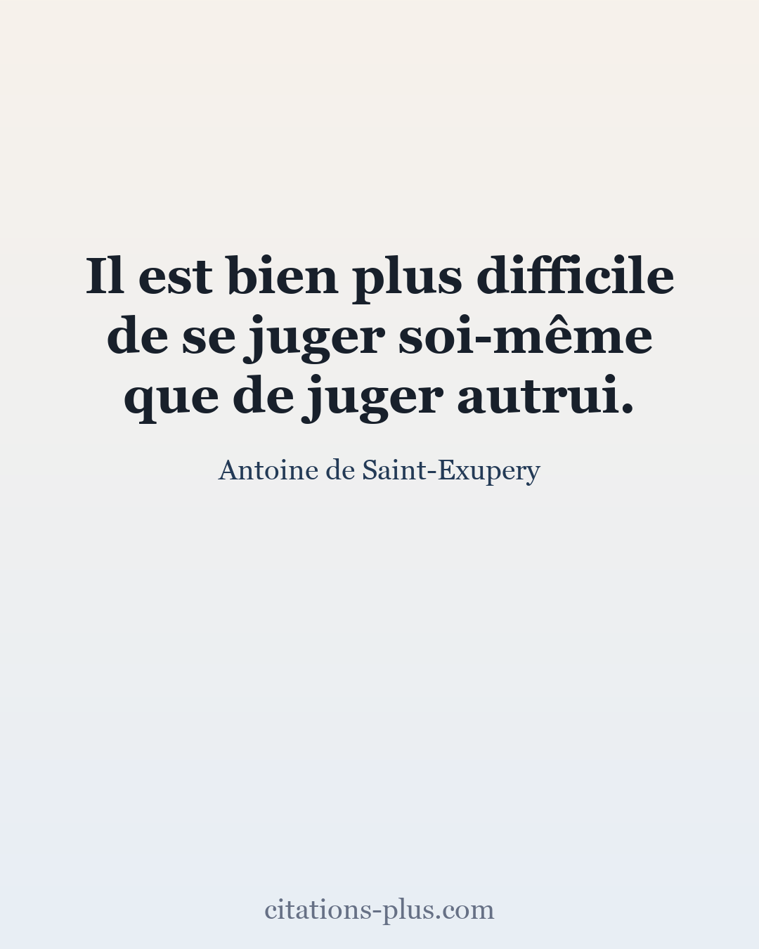 Carte Premium clair — Antoine de Saint-Exupéry