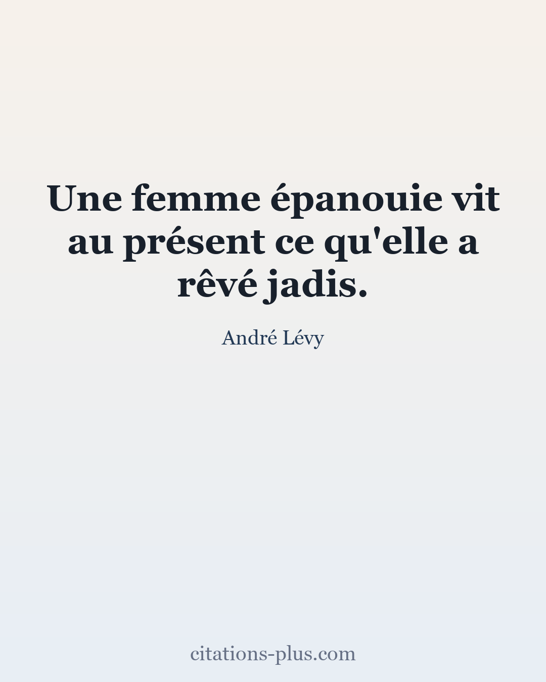 Carte Premium clair — André Lévy