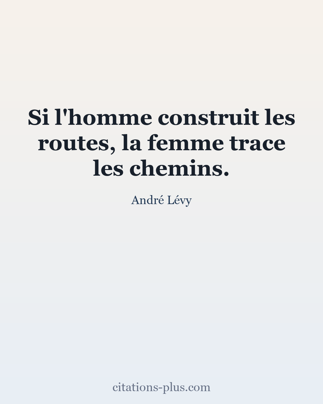 Carte Premium clair — André Lévy