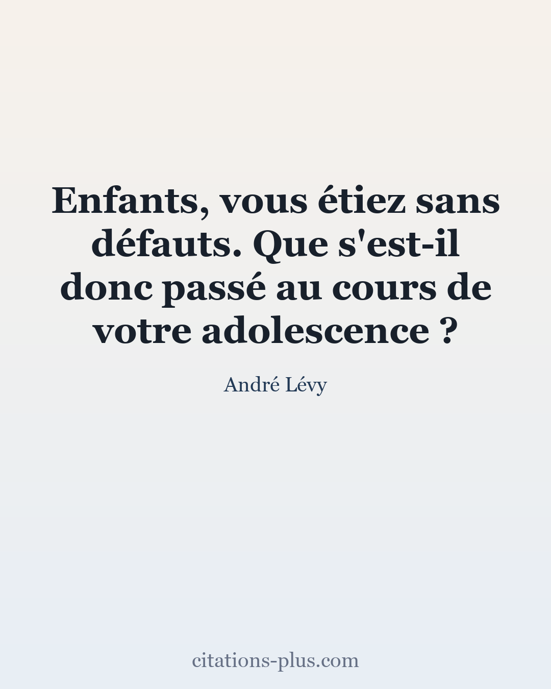 Carte Premium clair — André Lévy