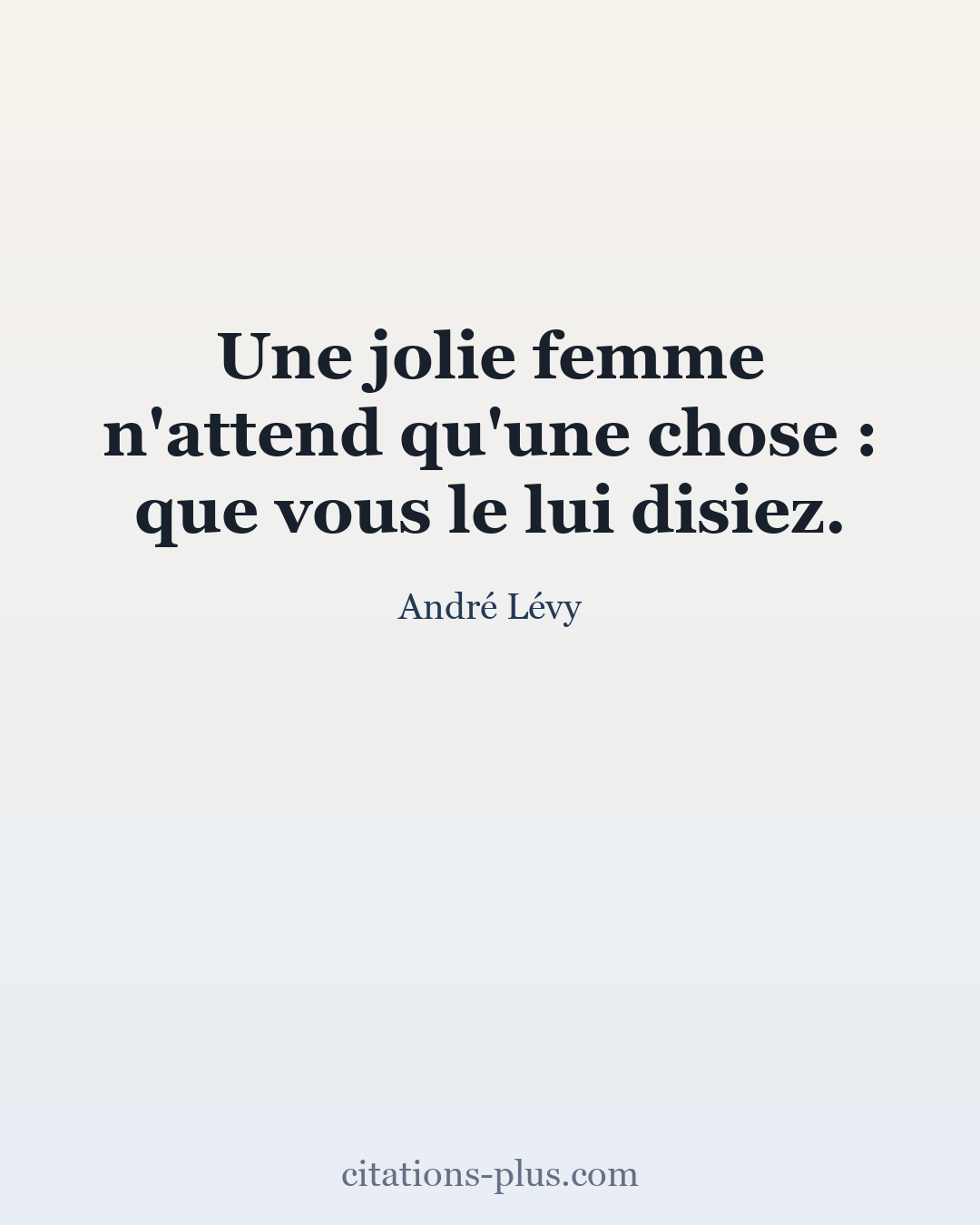 Carte Premium clair — André Lévy