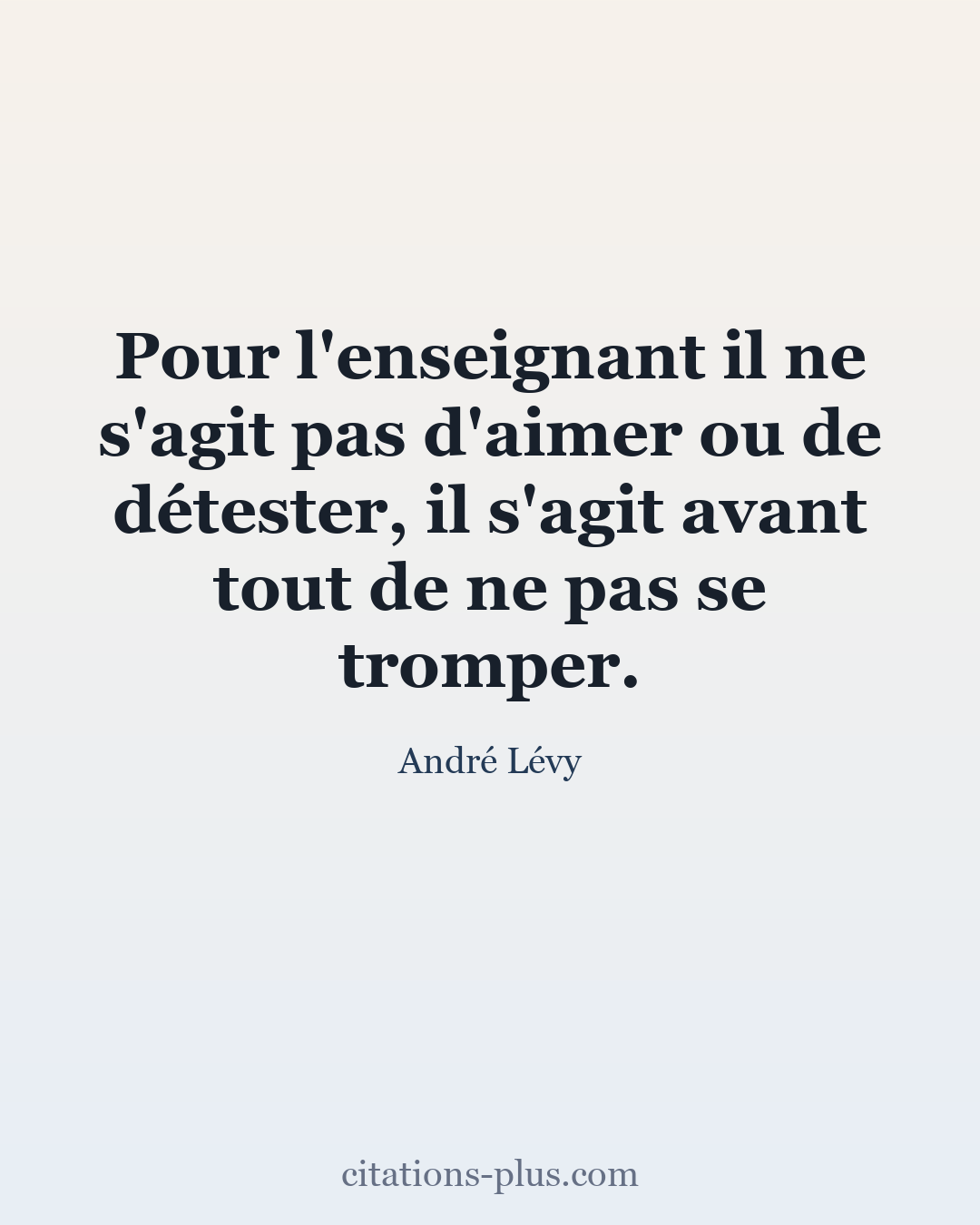 Carte Premium clair — André Lévy