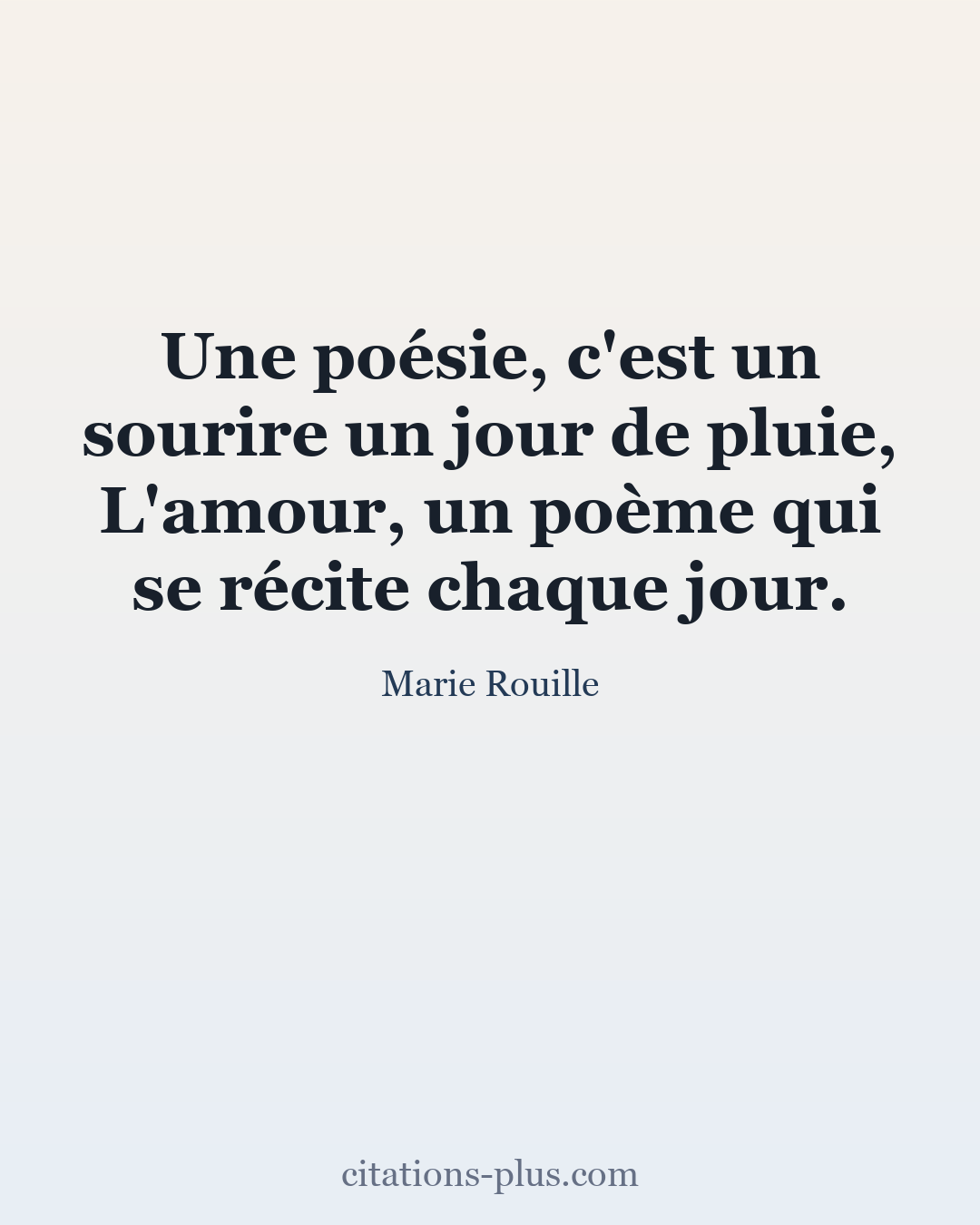 Carte Premium clair — Marie Rouille