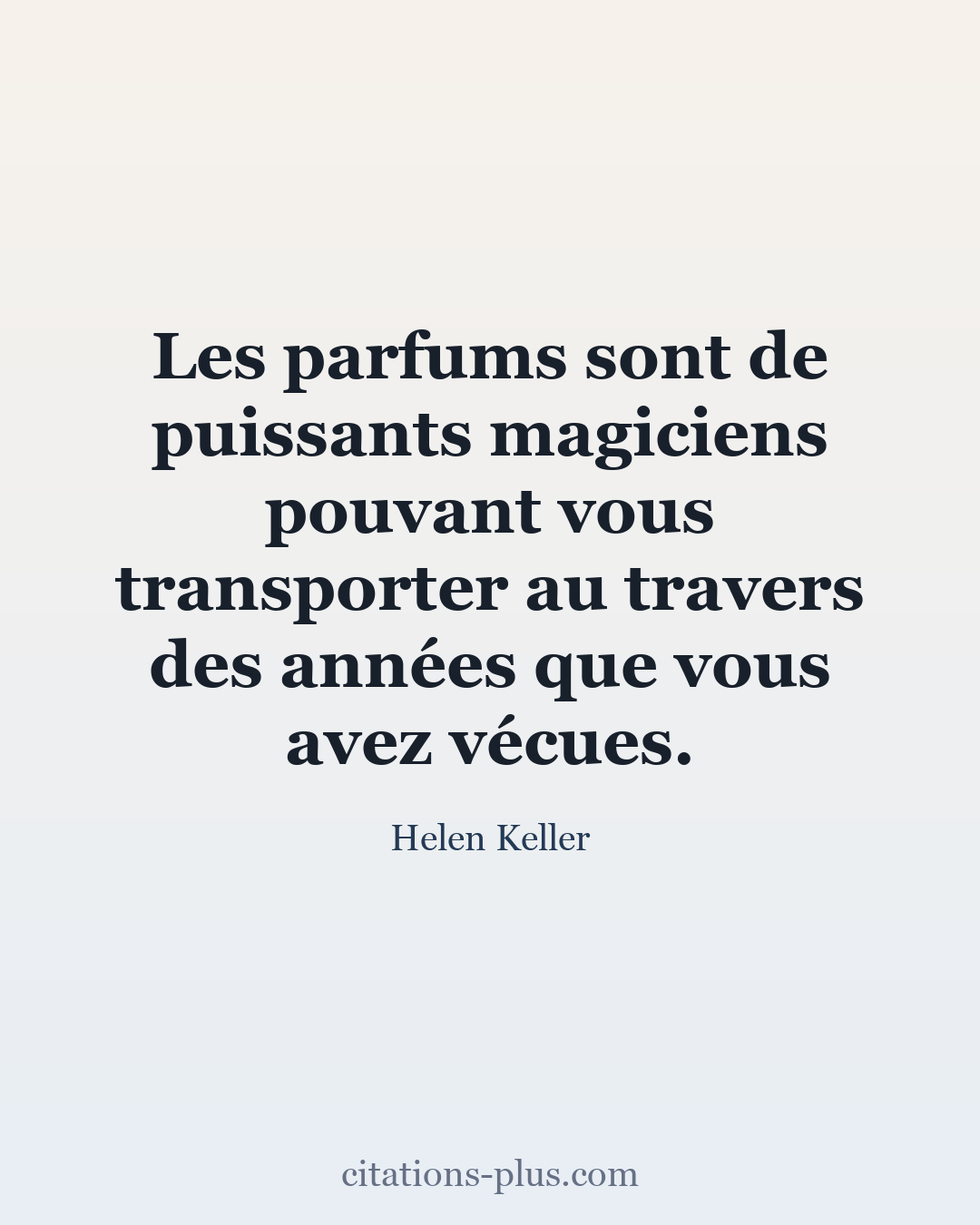 Carte Premium clair — Helen Keller
