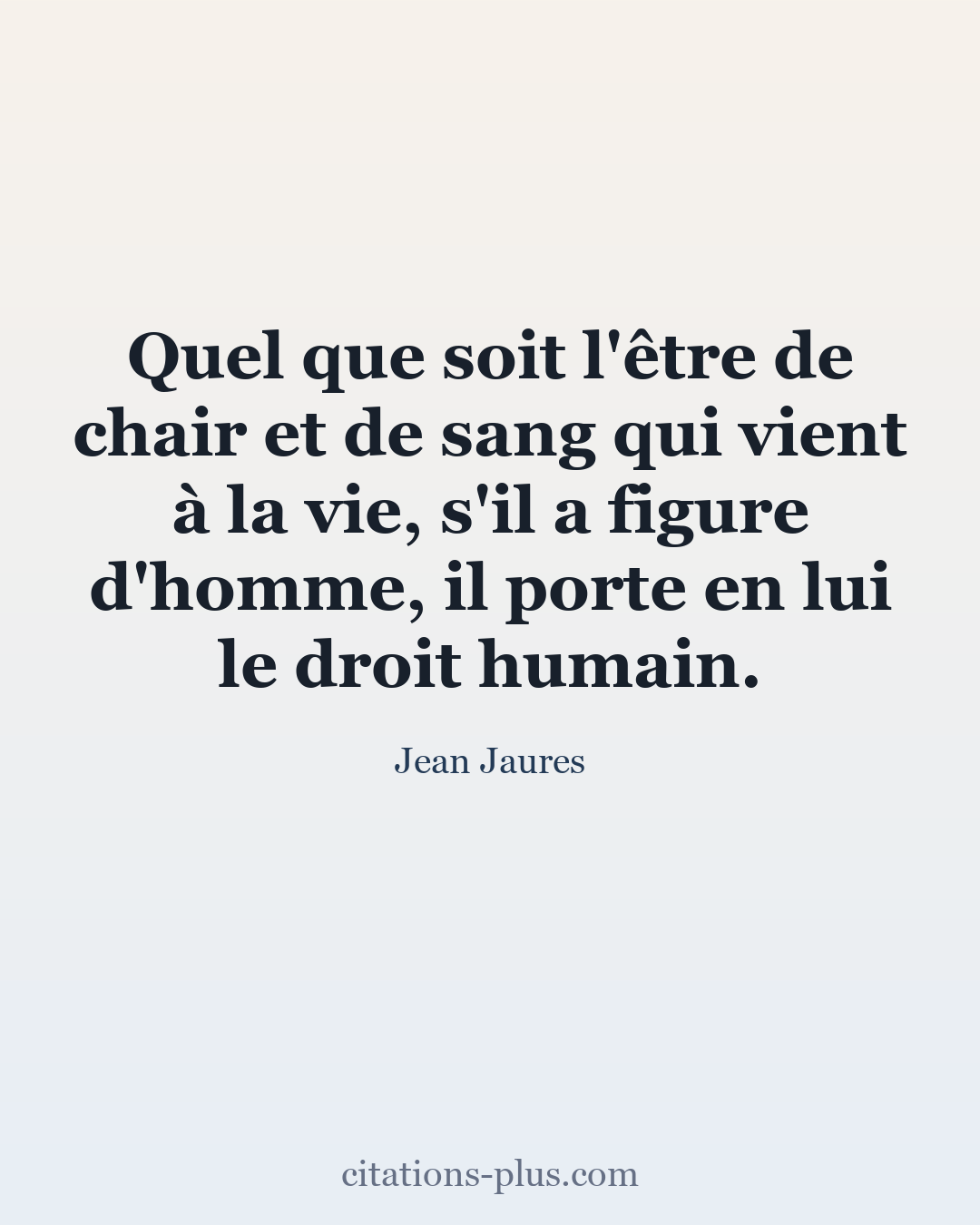 Carte Premium clair — Jean Jaures