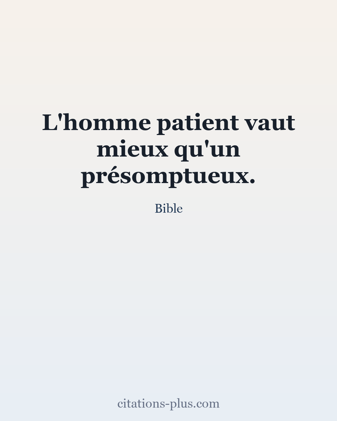Carte Premium clair — Bible