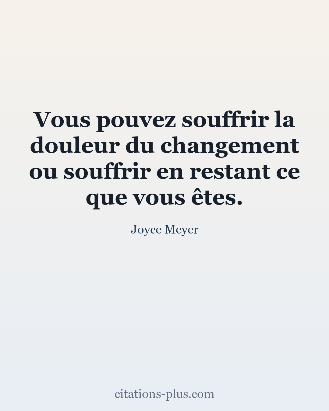 Carte Premium clair — Joyce Meyer