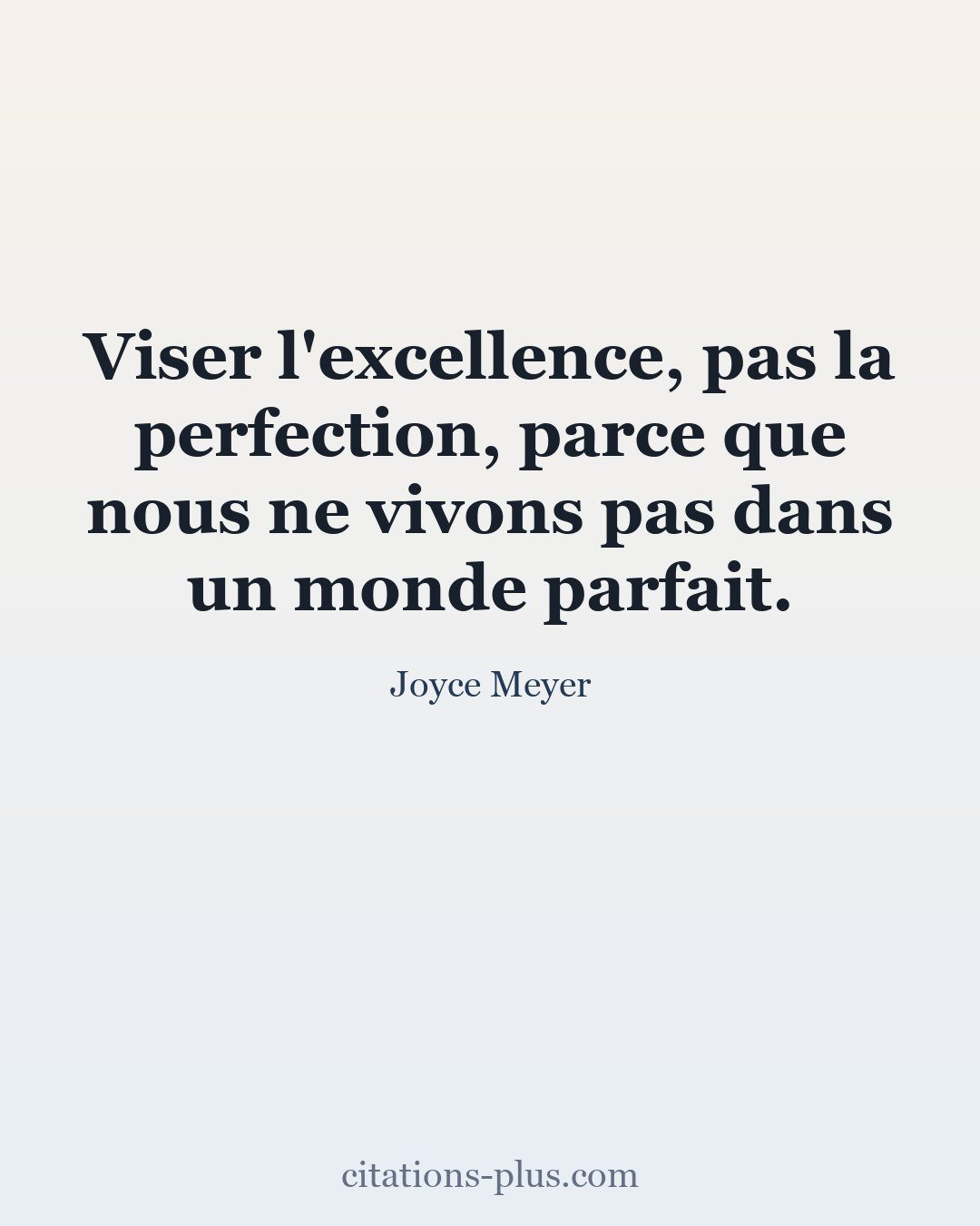 Carte Premium clair — Joyce Meyer