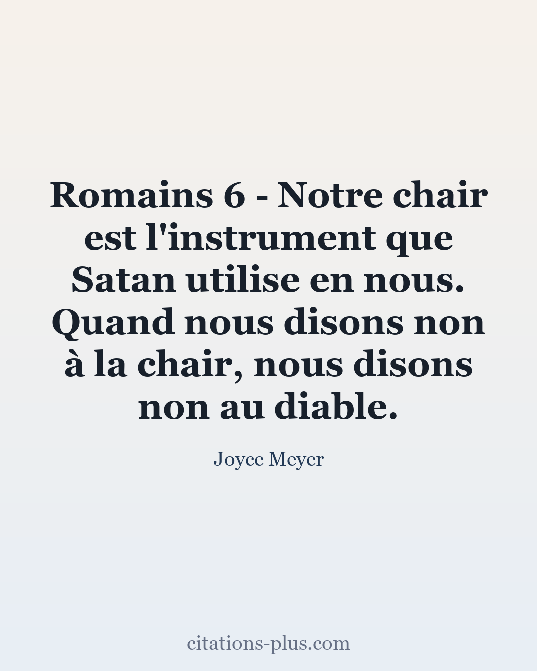 Carte Premium clair — Joyce Meyer