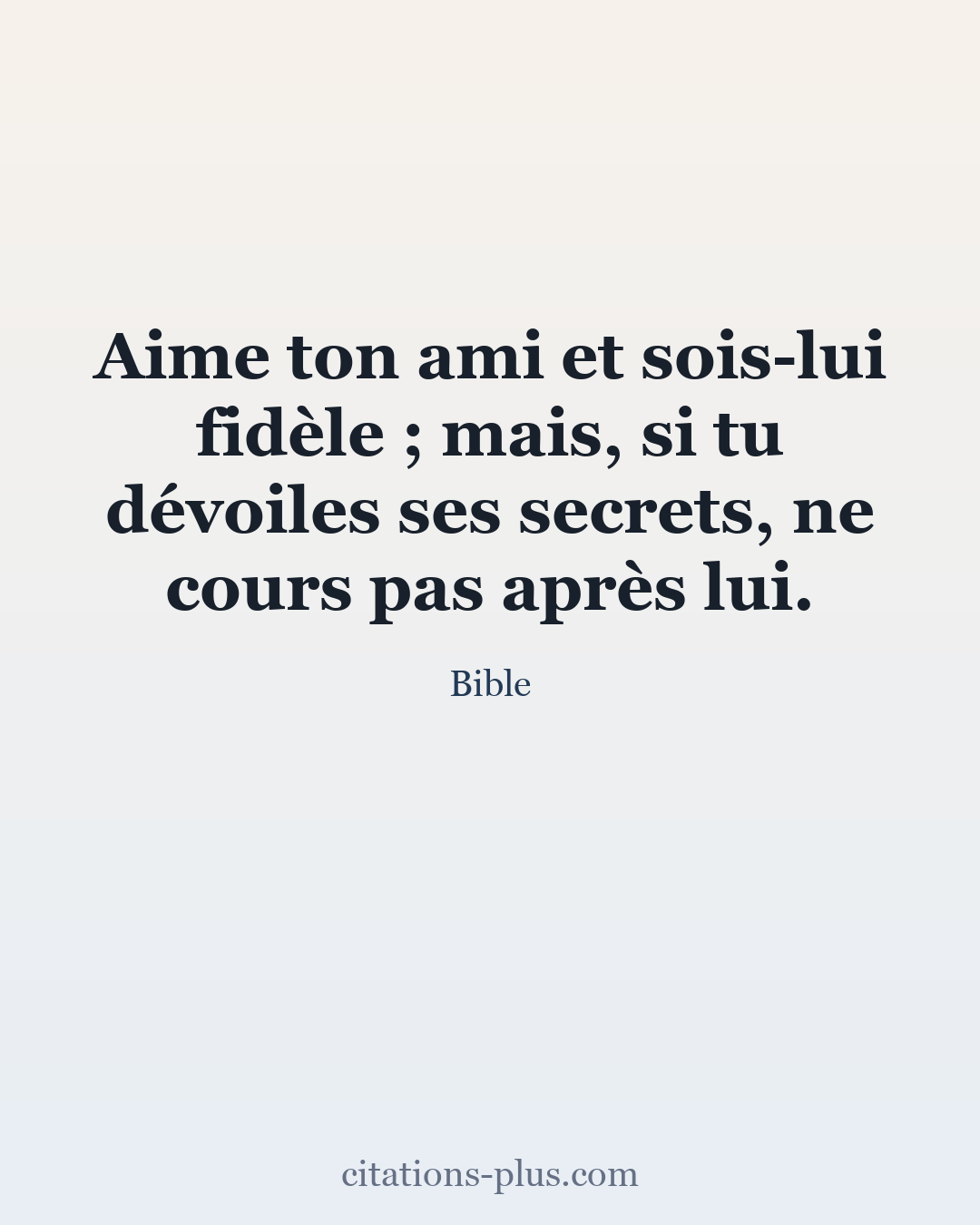 Carte Premium clair — Bible