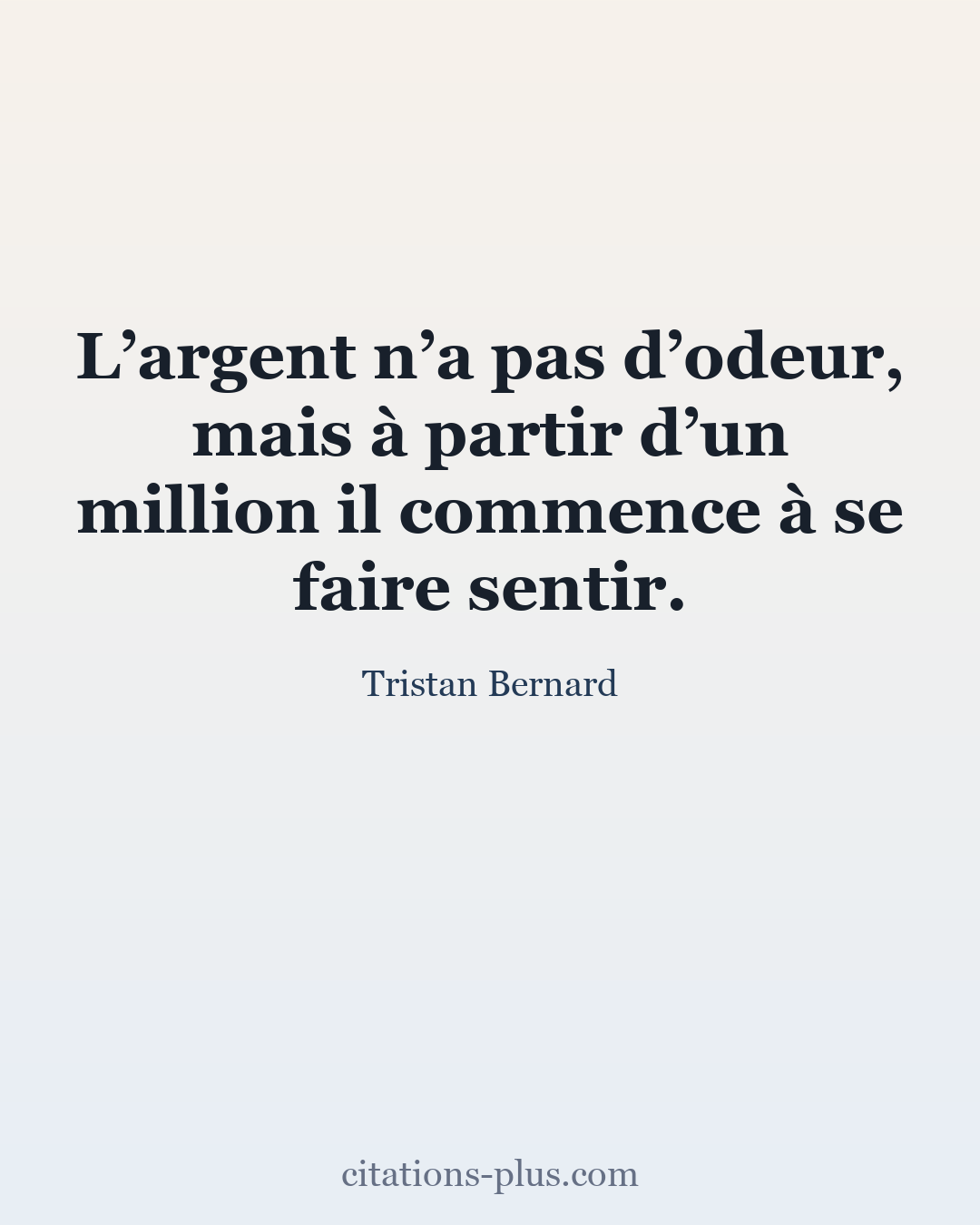 Carte Premium clair — Tristan Bernard
