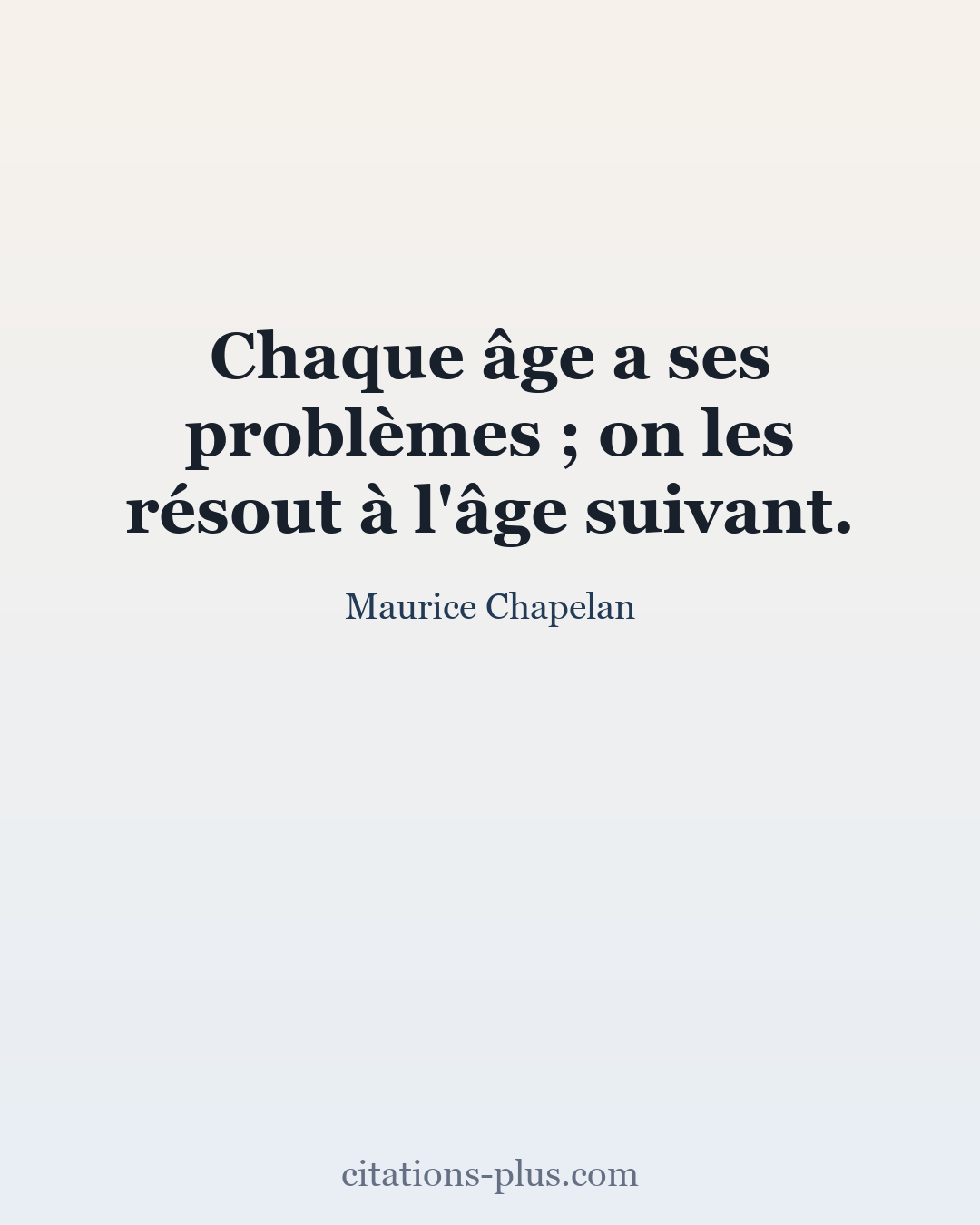 Carte Premium clair — Maurice Chapelan