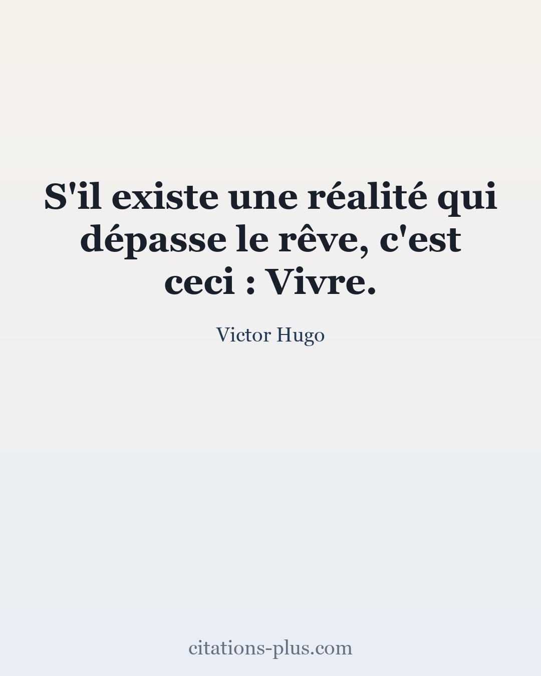 Carte Premium clair — Victor Hugo