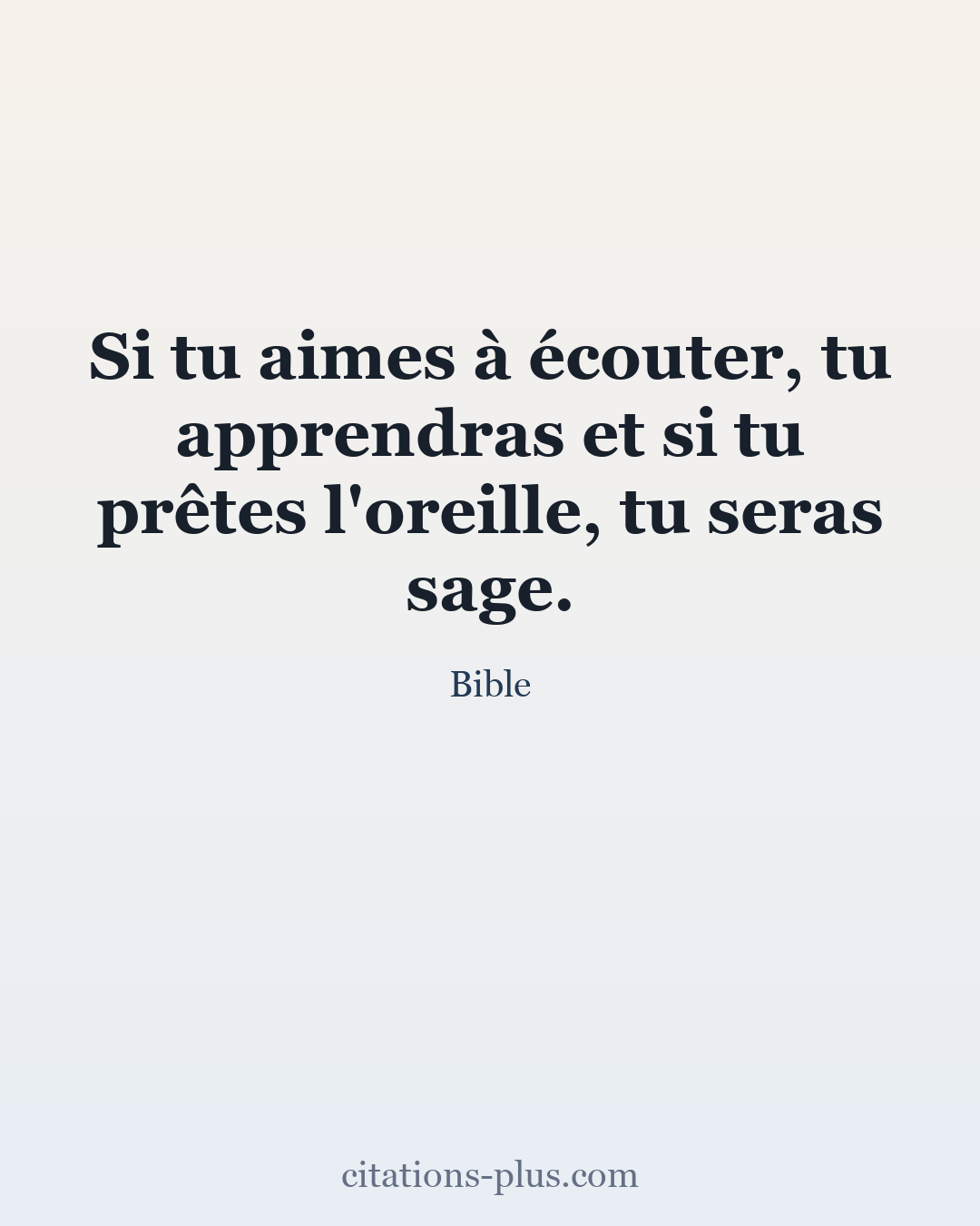 Carte Premium clair — Bible