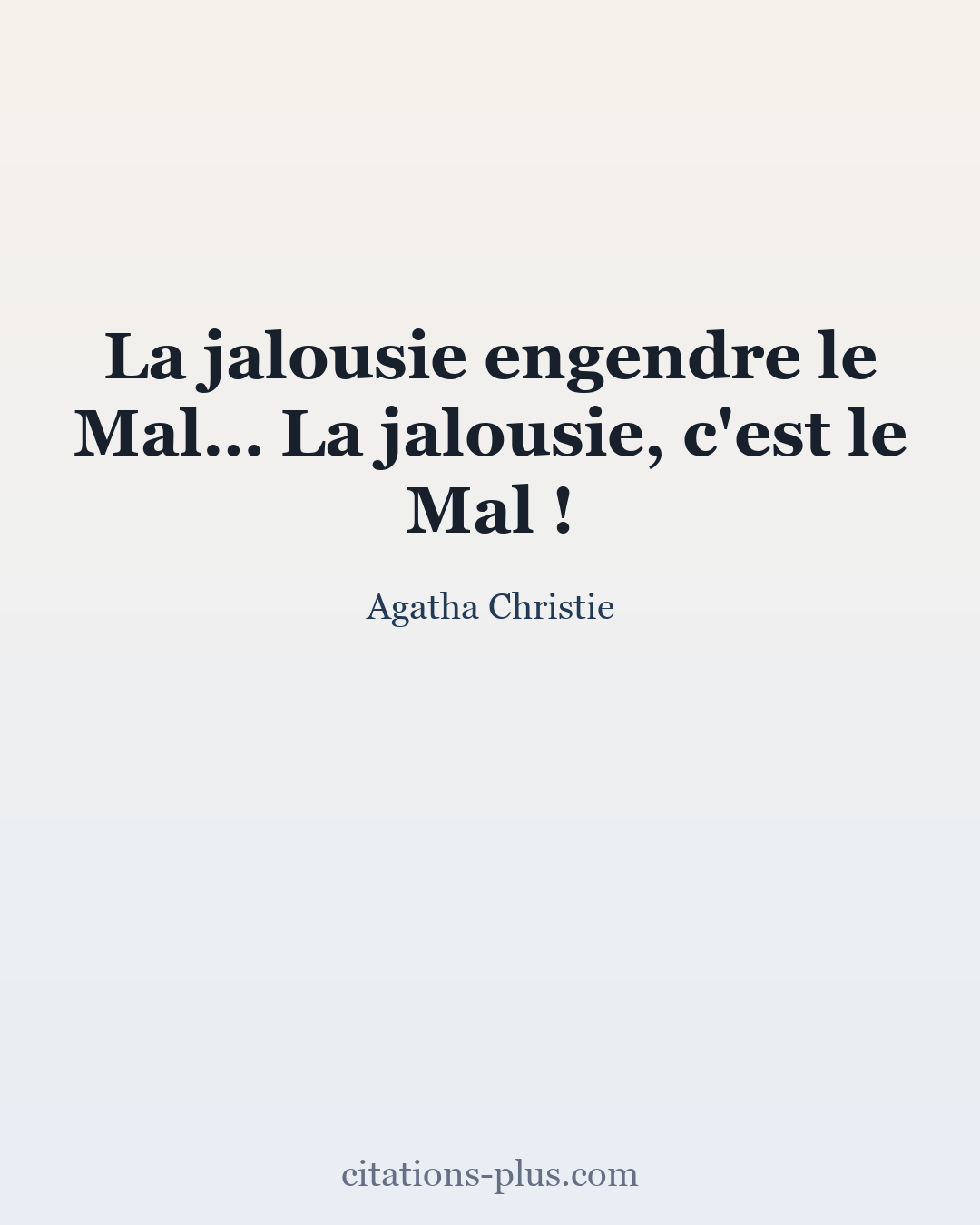 Carte Premium clair — Agatha Christie