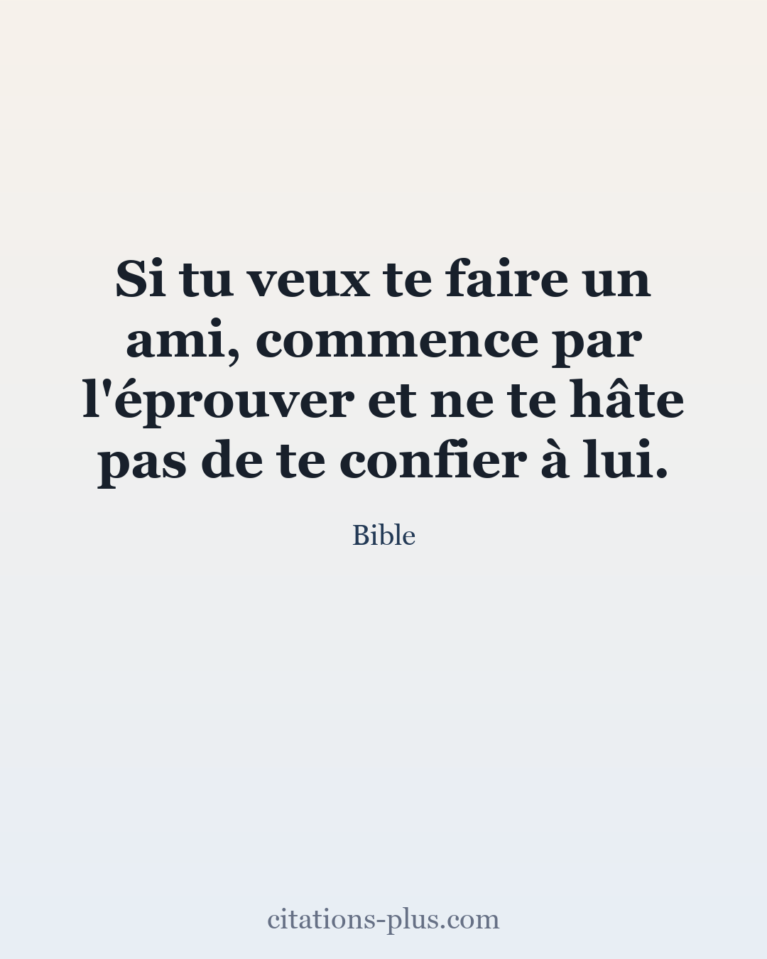 Carte Premium clair — Bible