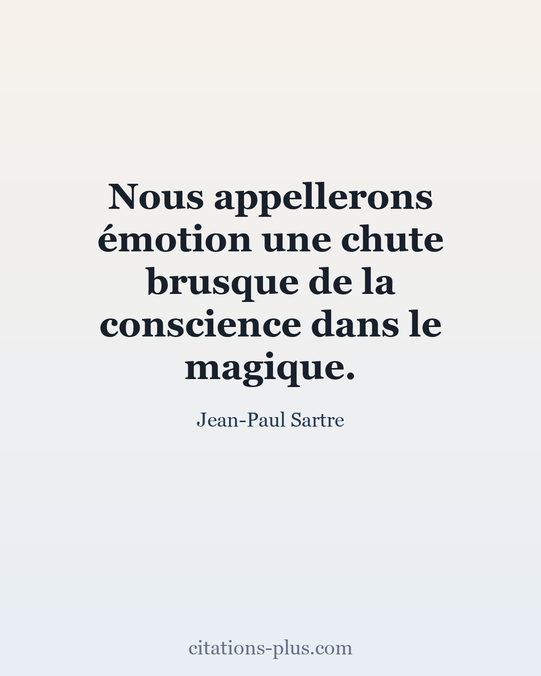 Carte Premium clair — Jean-Paul Sartre