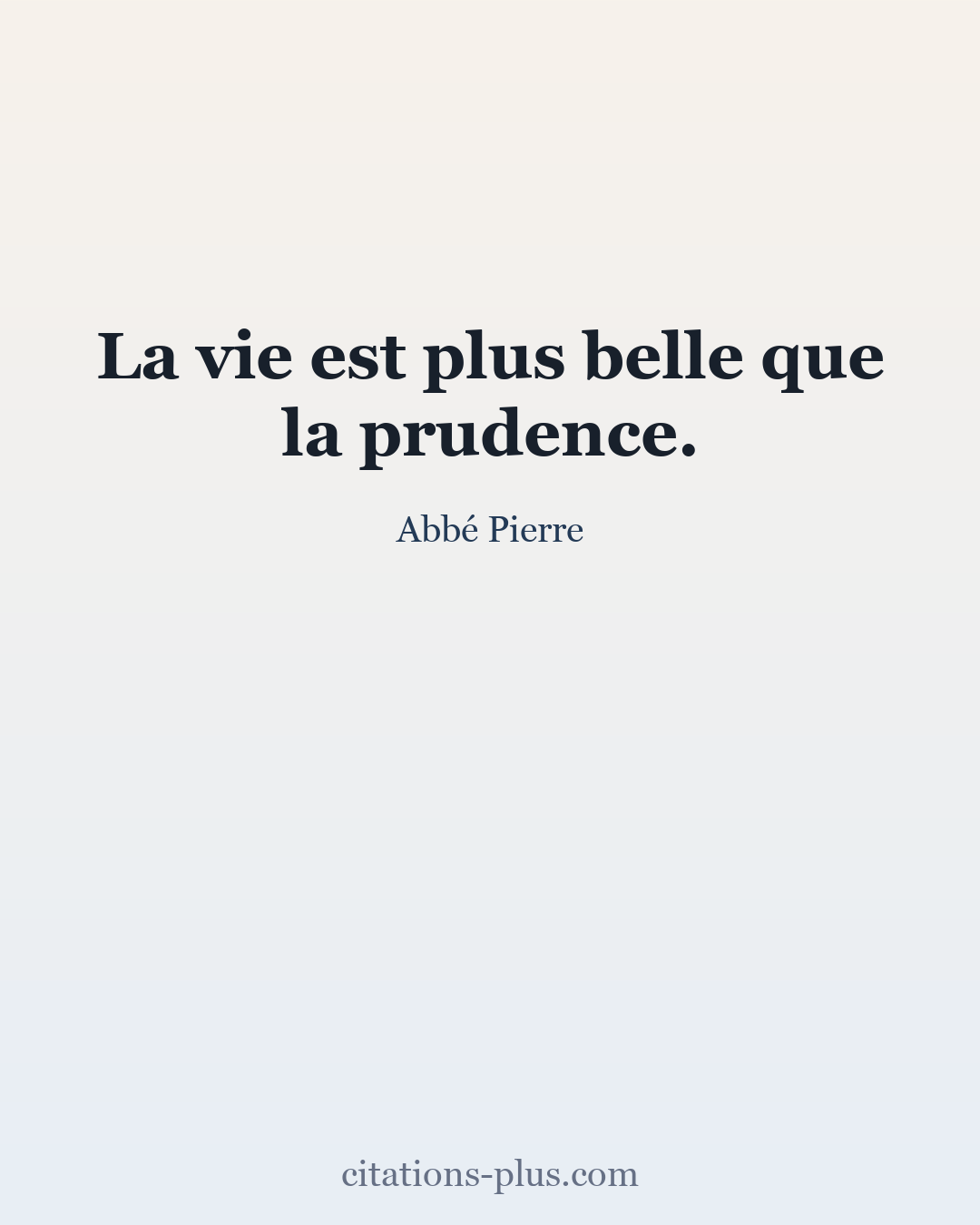 Carte Premium clair — Abbé Pierre