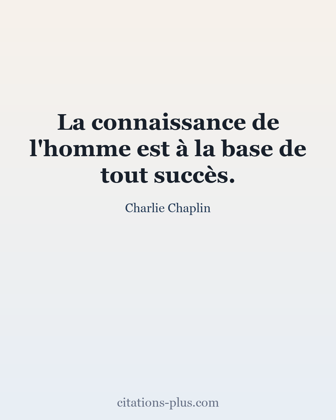 Carte Premium clair — Charlie Chaplin
