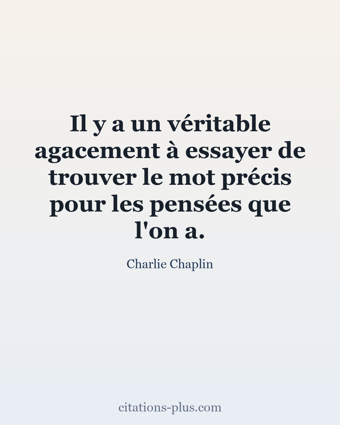 Carte Premium clair — Charlie Chaplin