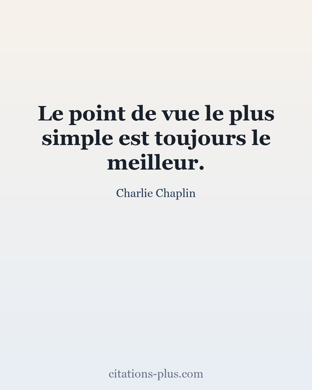 Carte Premium clair — Charlie Chaplin