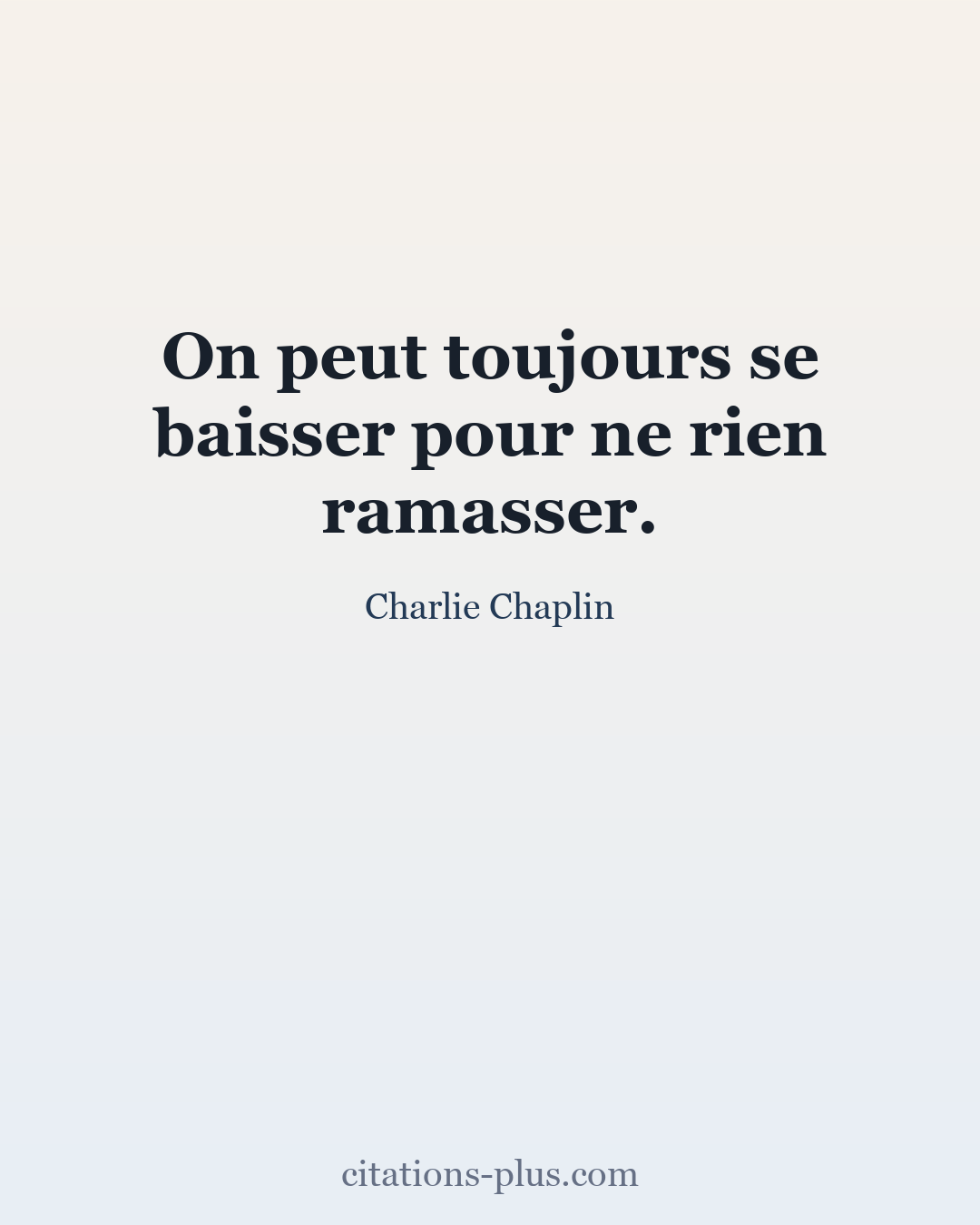 Carte Premium clair — Charlie Chaplin