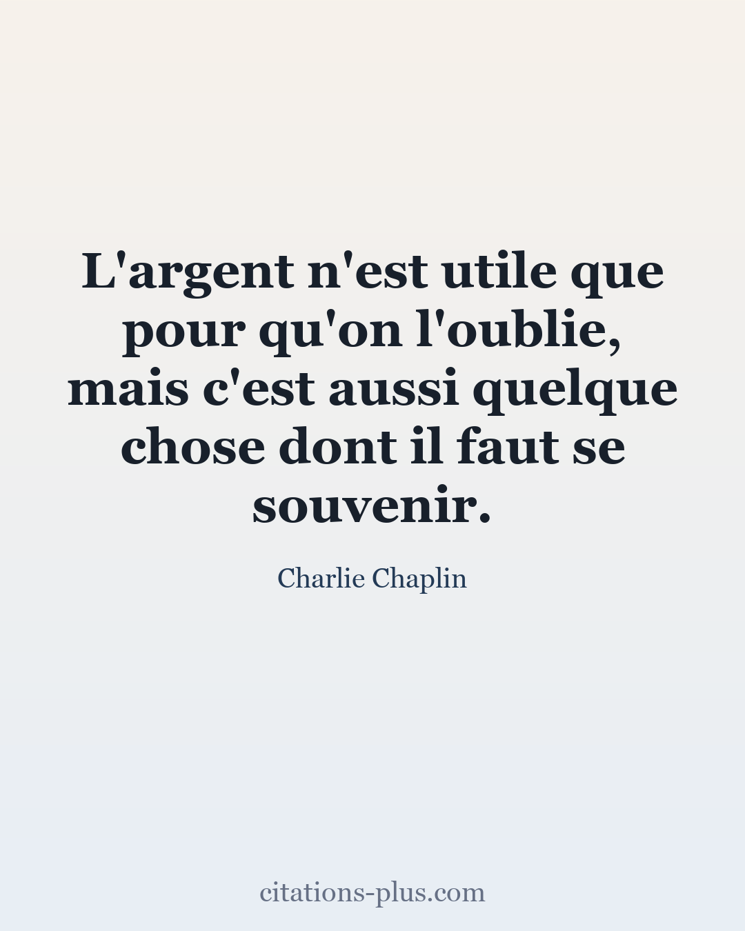 Carte Premium clair — Charlie Chaplin