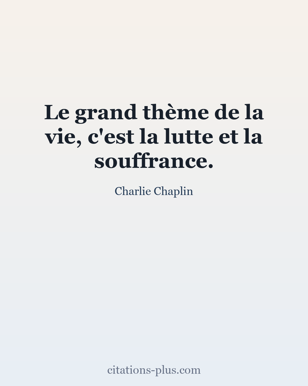 Carte Premium clair — Charlie Chaplin