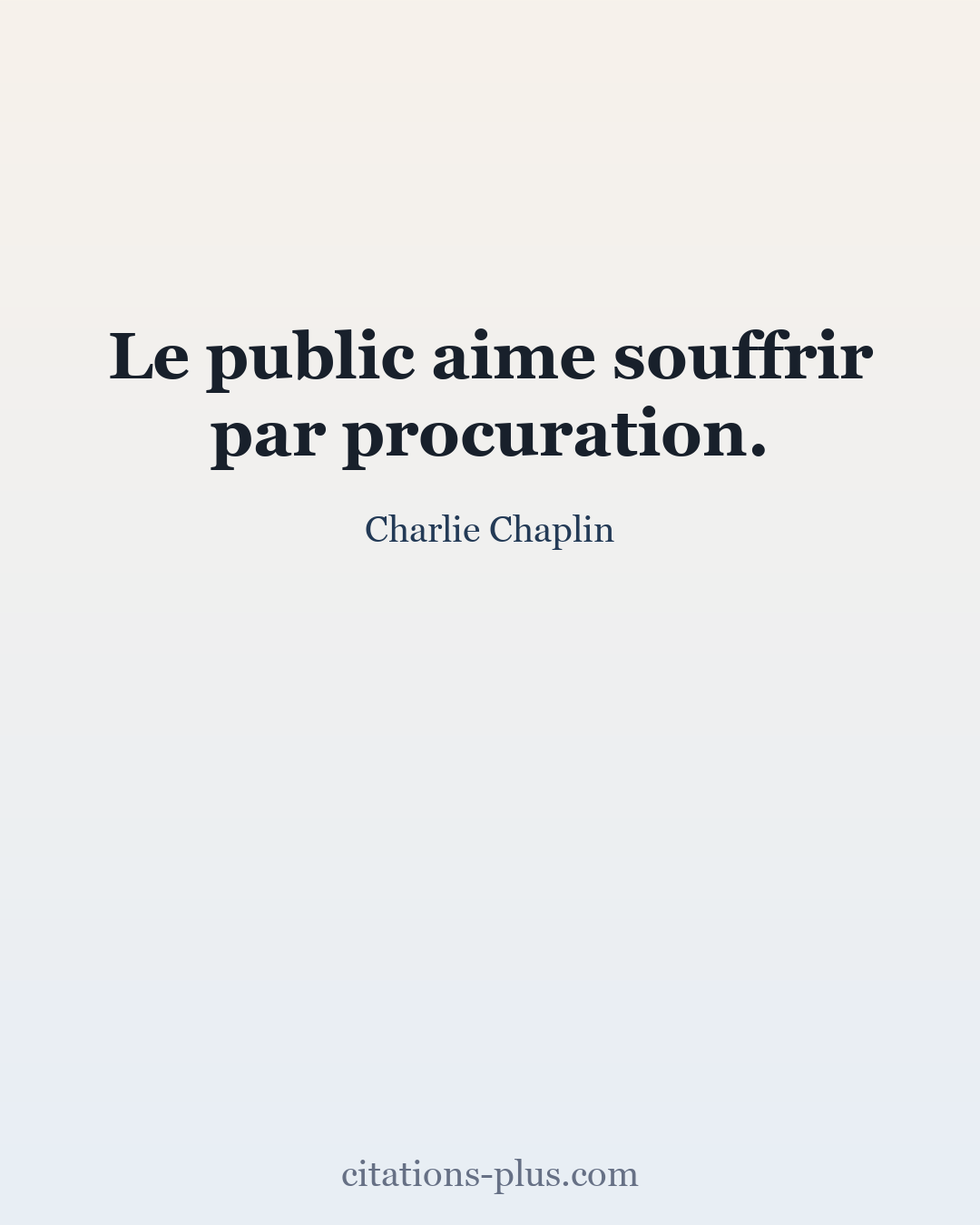 Carte Premium clair — Charlie Chaplin