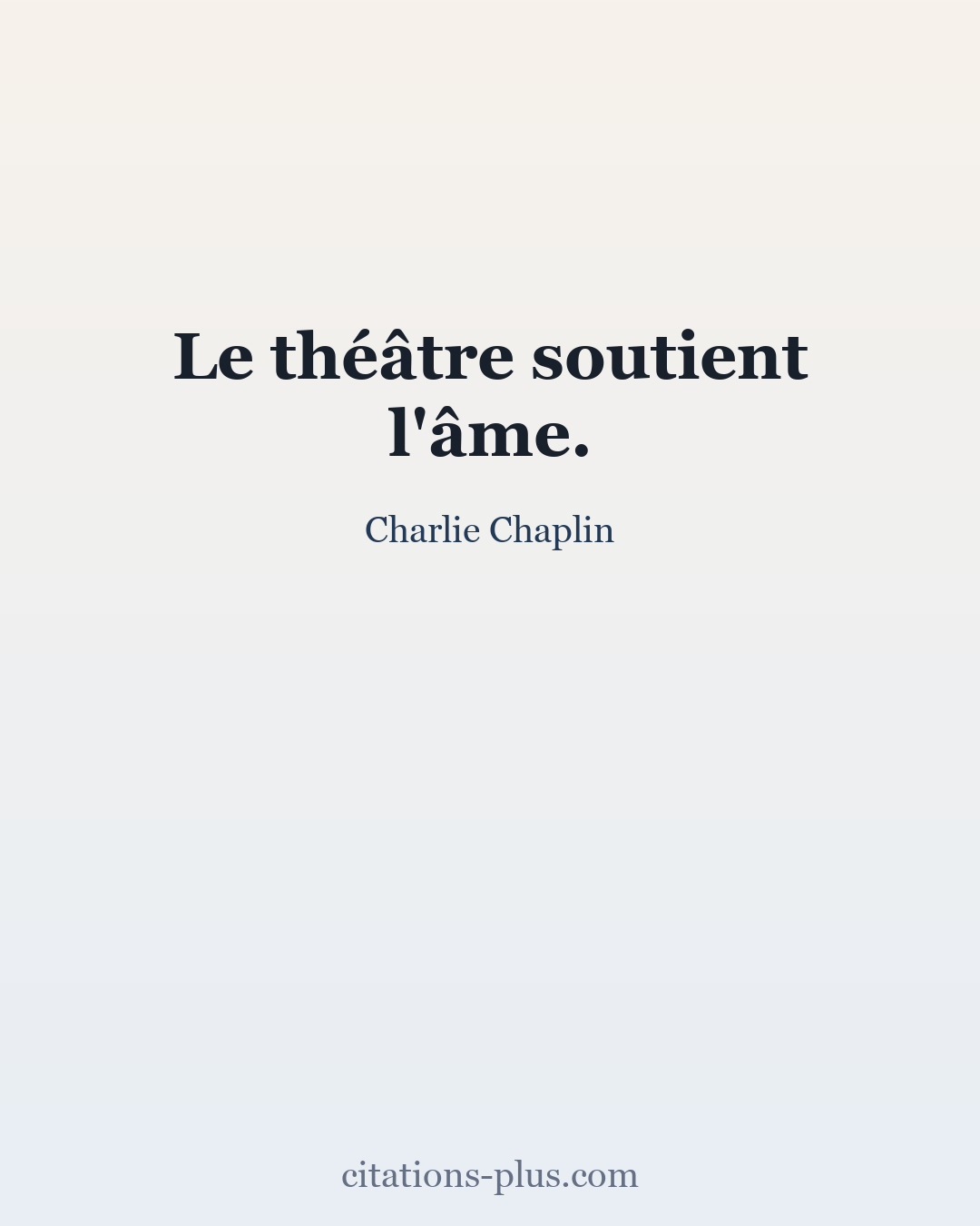 Carte Premium clair — Charlie Chaplin