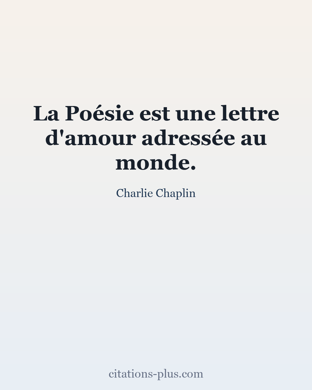 Carte Premium clair — Charlie Chaplin