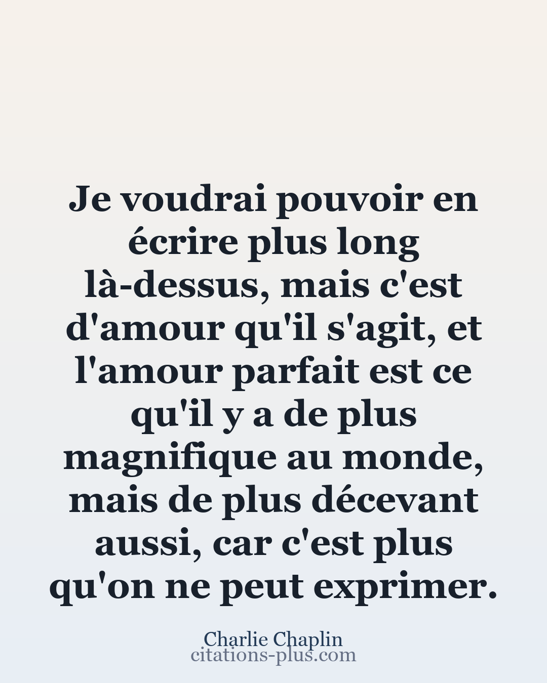 Carte Premium clair — Charlie Chaplin