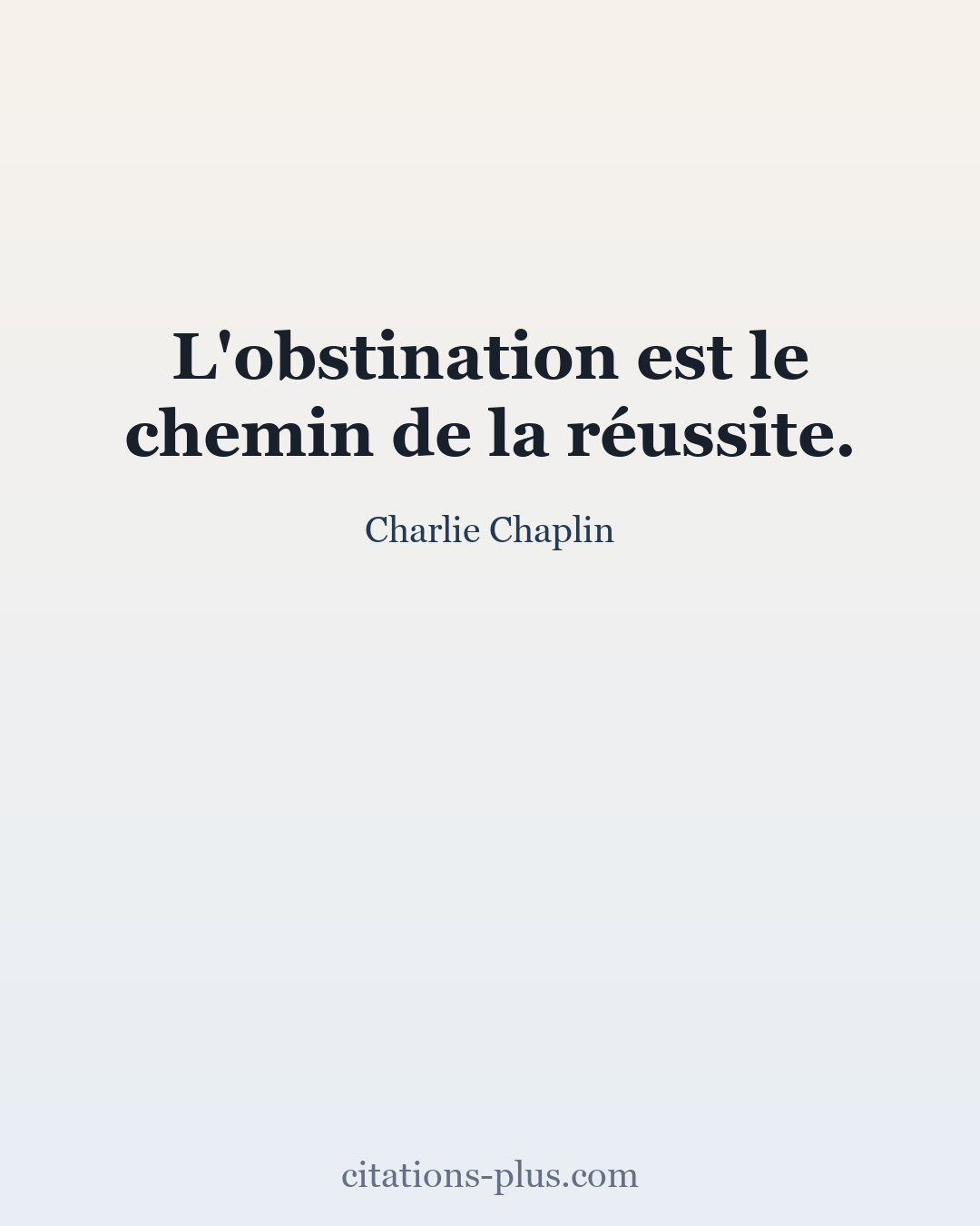 Carte Premium clair — Charlie Chaplin