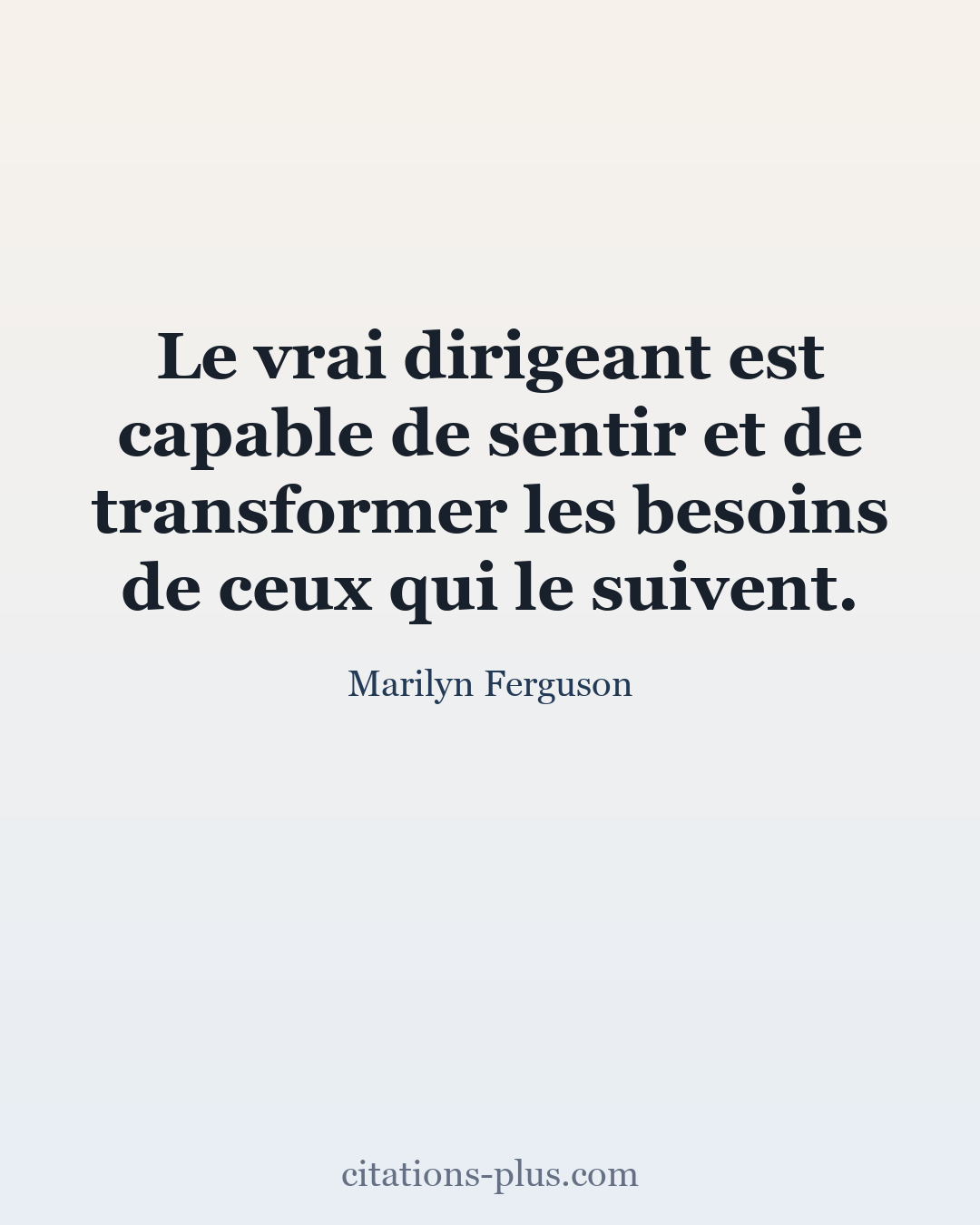 Carte Premium clair — Marilyn Ferguson
