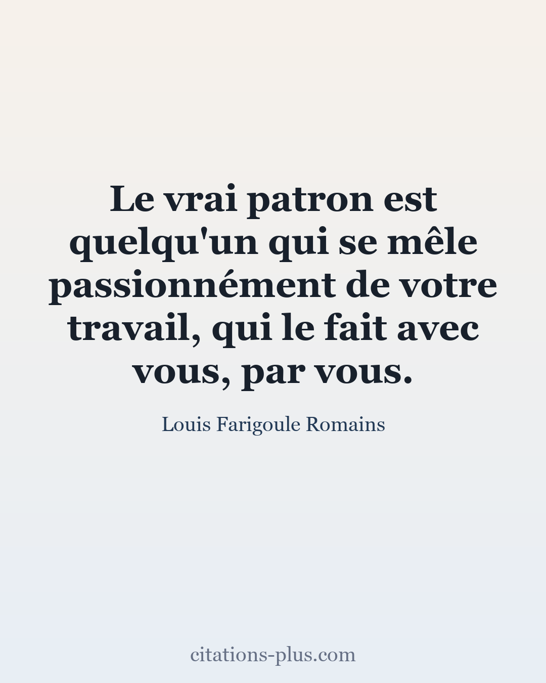 Carte Premium clair — Louis Farigoule Romains