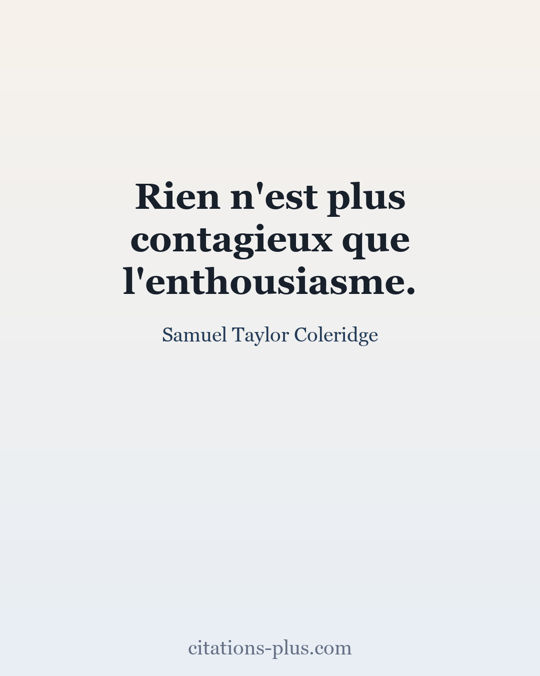 Carte Premium clair — Samuel Taylor Coleridge