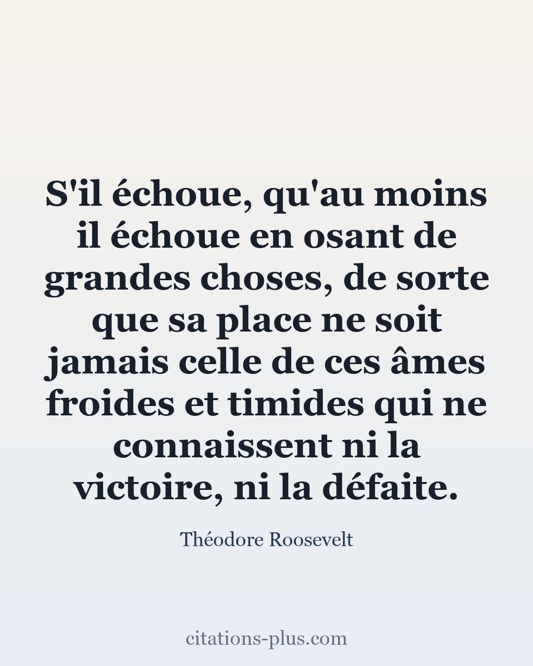 Carte Premium clair — Théodore Roosevelt