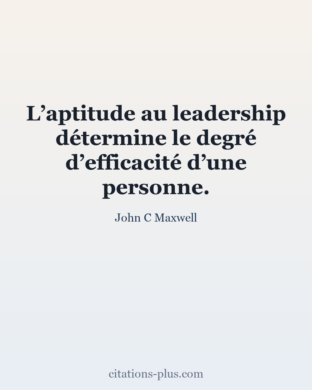 Carte Premium clair — John C Maxwell