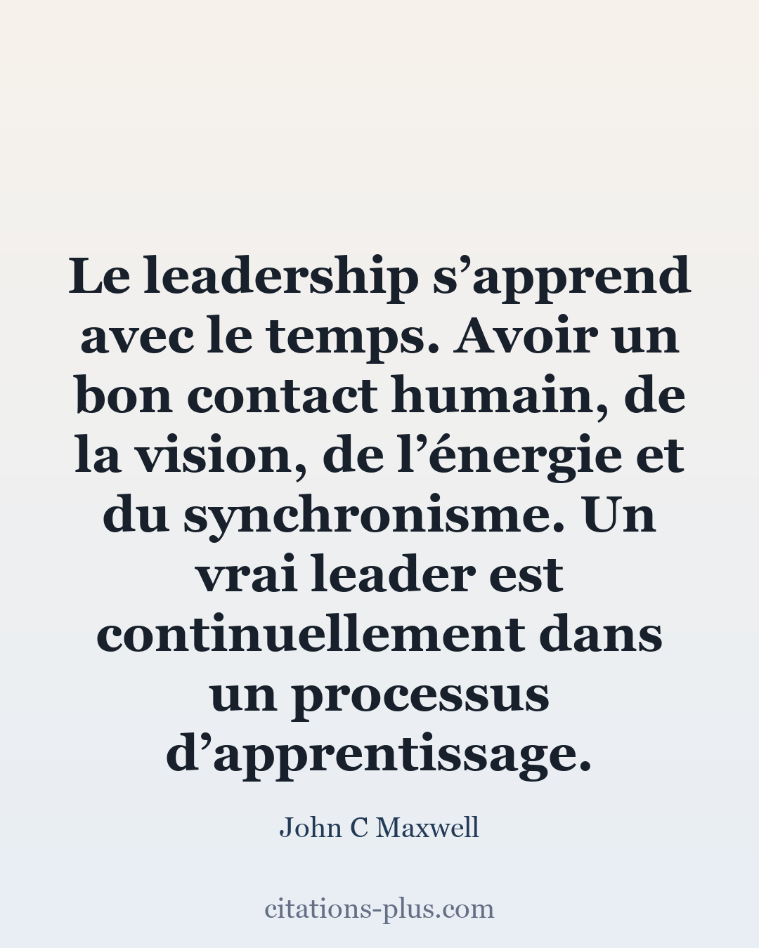 Carte Premium clair — John C Maxwell