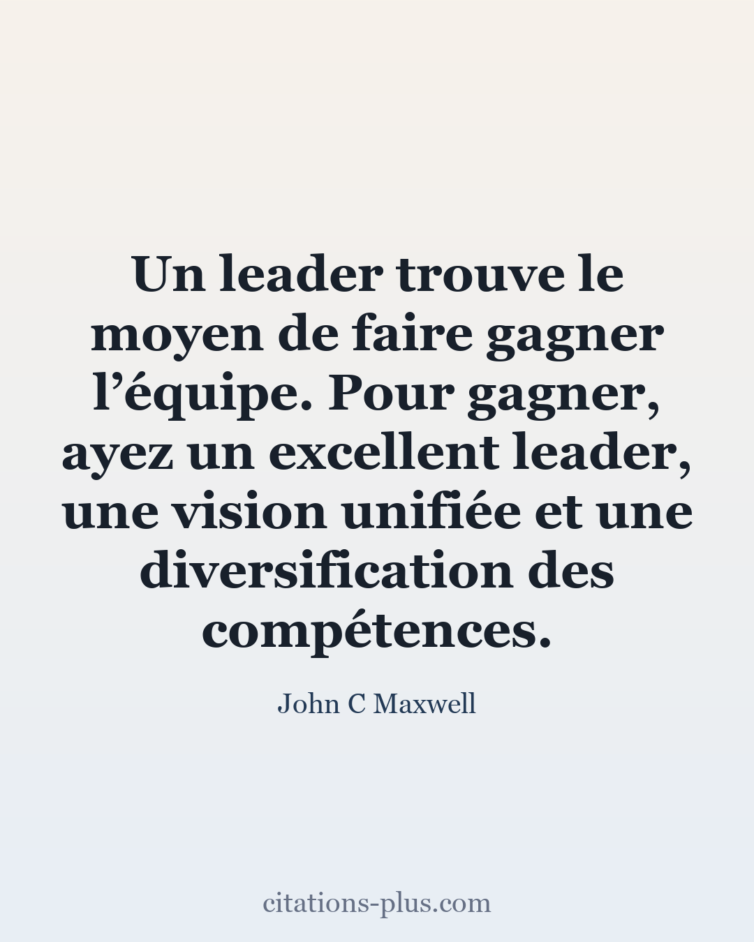 Carte Premium clair — John C Maxwell