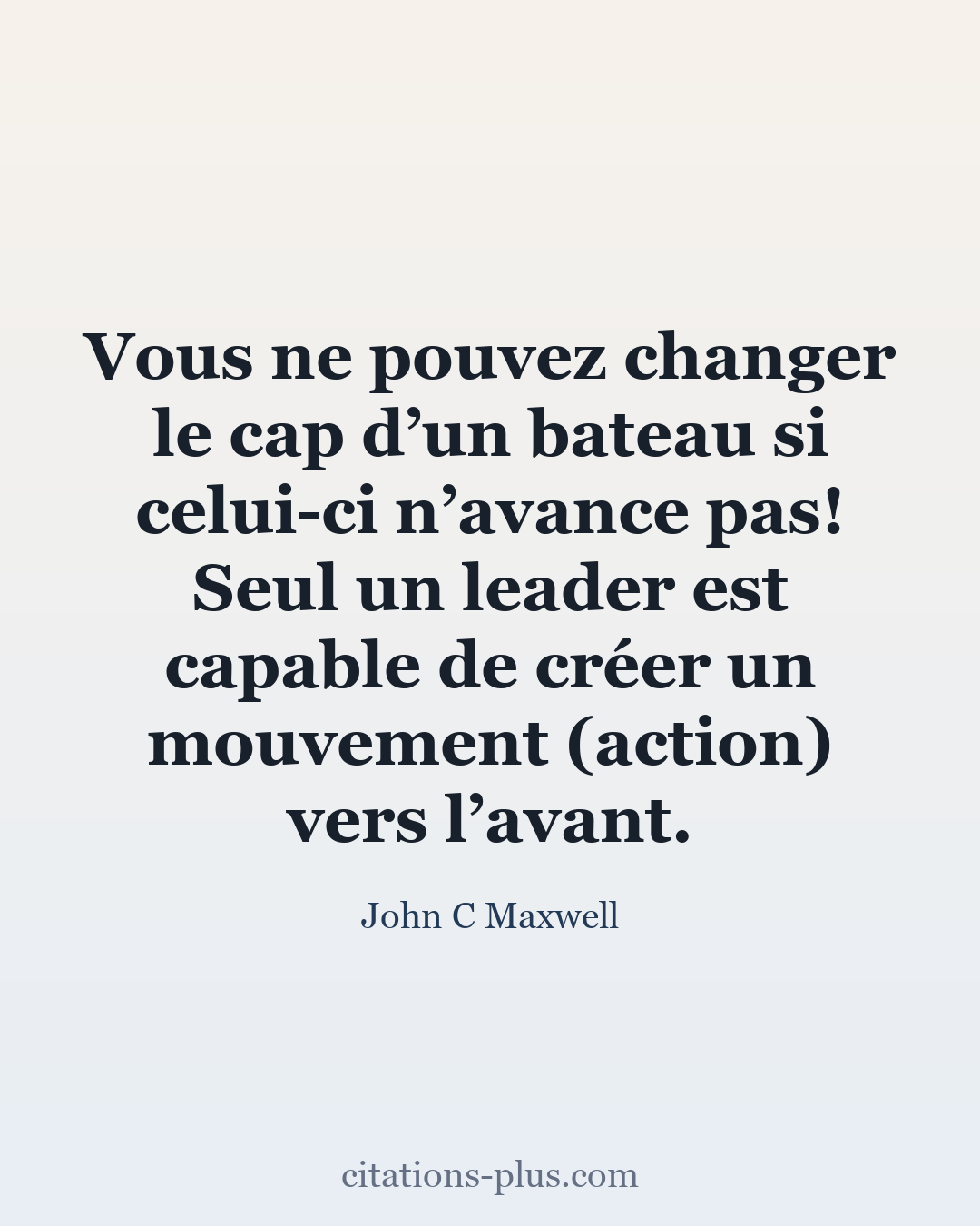Carte Premium clair — John C Maxwell