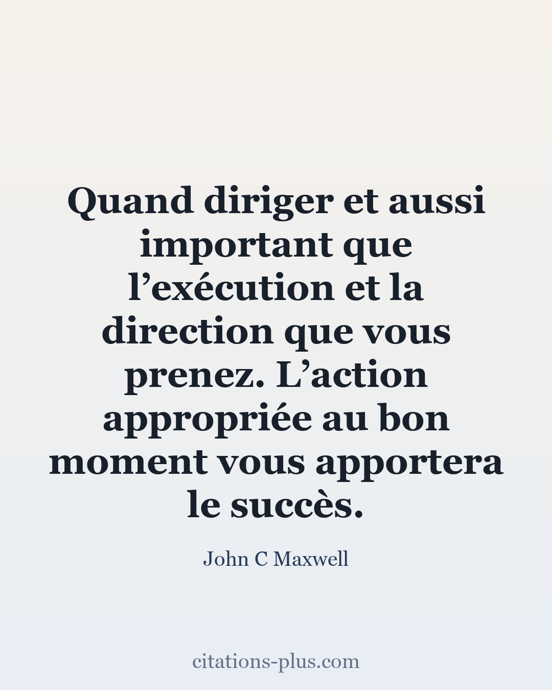 Carte Premium clair — John C Maxwell