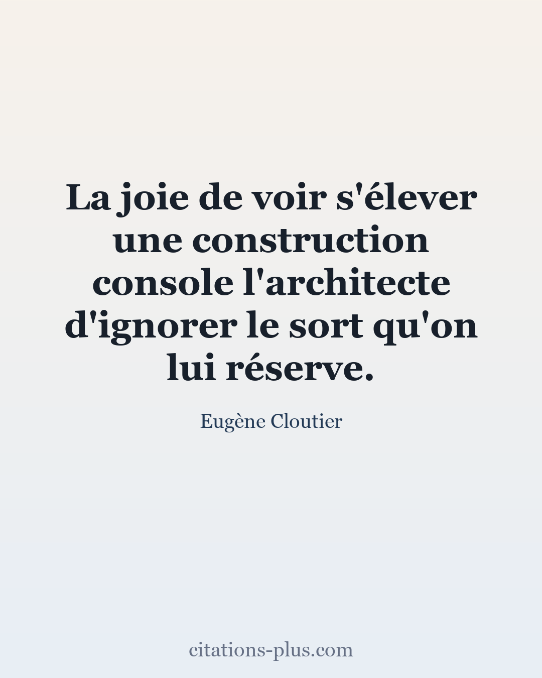 Carte Premium clair — Eugène Cloutier