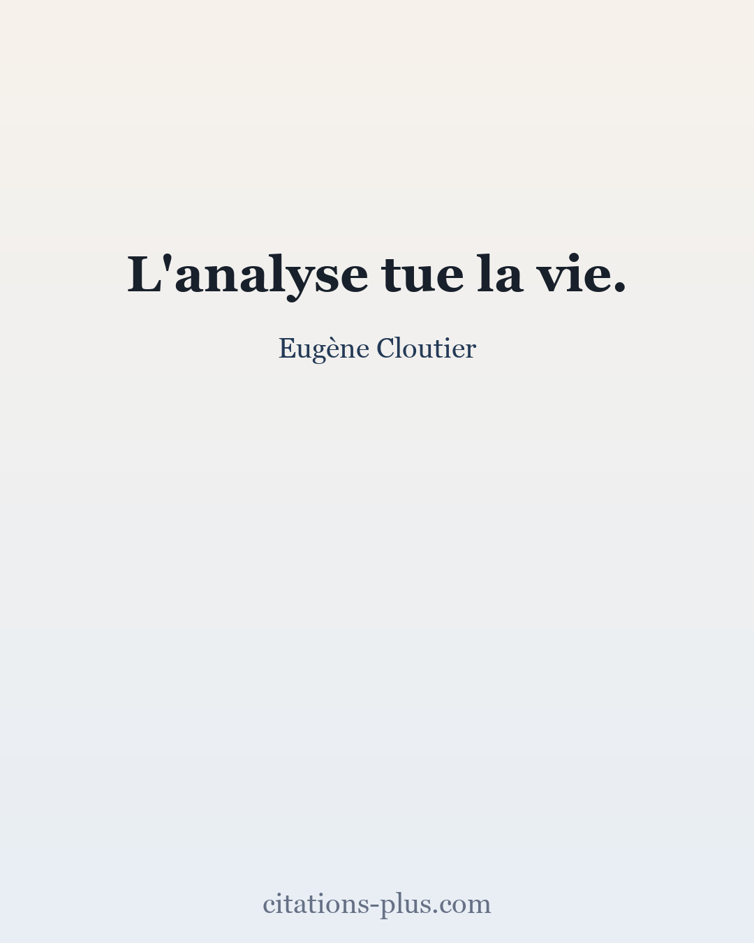 Carte Premium clair — Eugène Cloutier