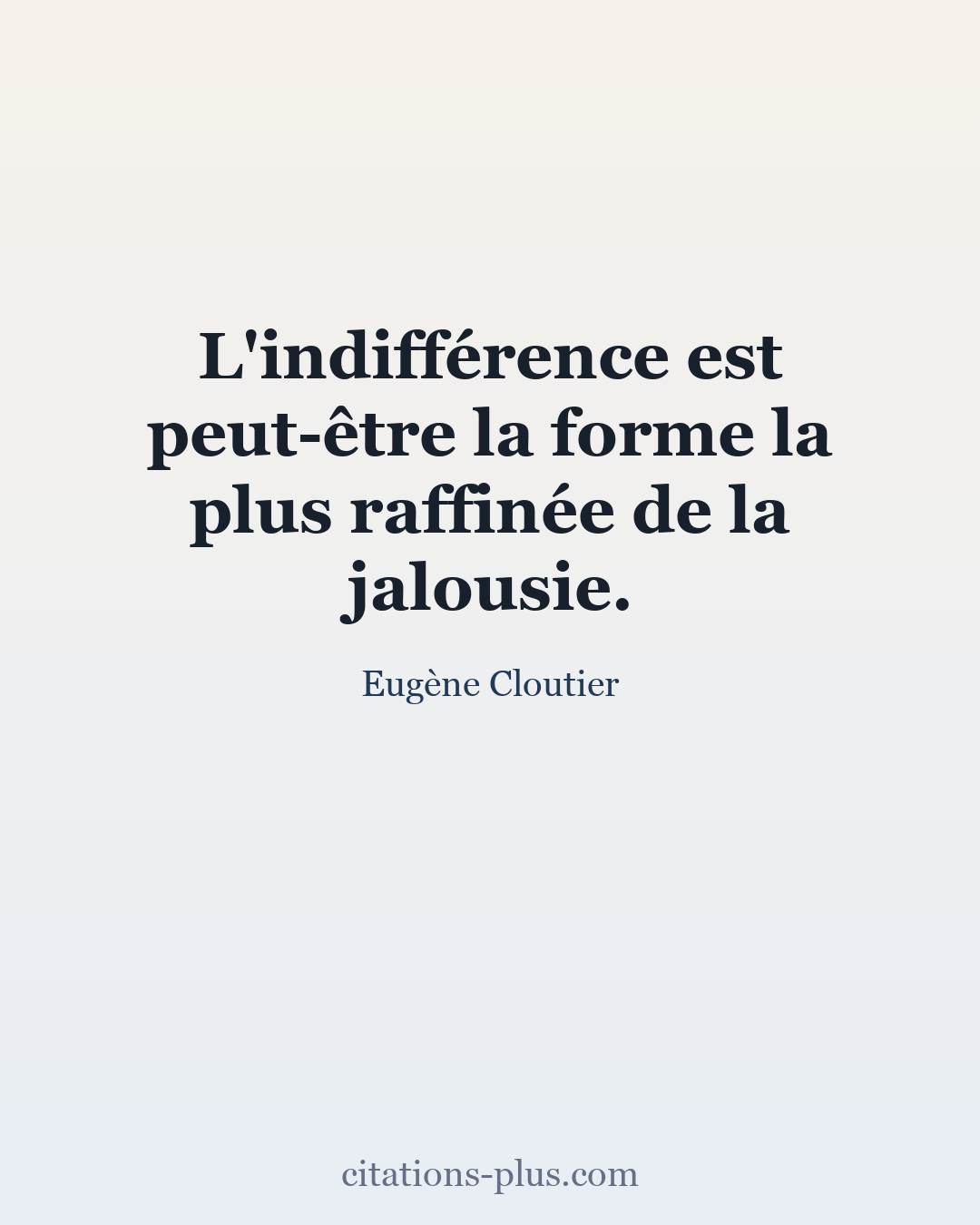 Carte Premium clair — Eugène Cloutier
