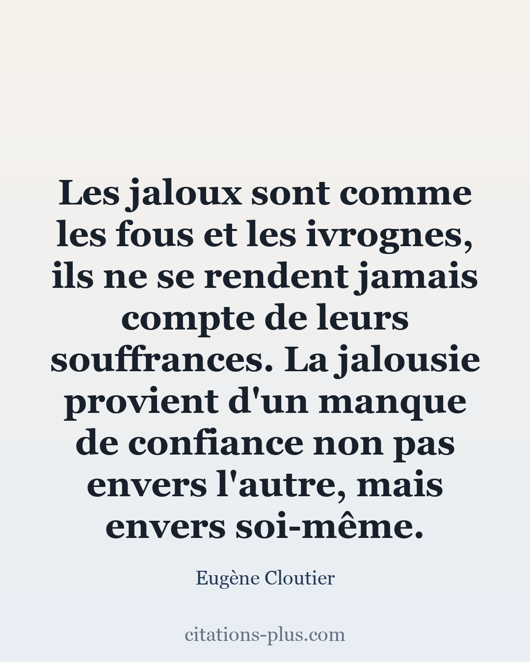 Carte Premium clair — Eugène Cloutier